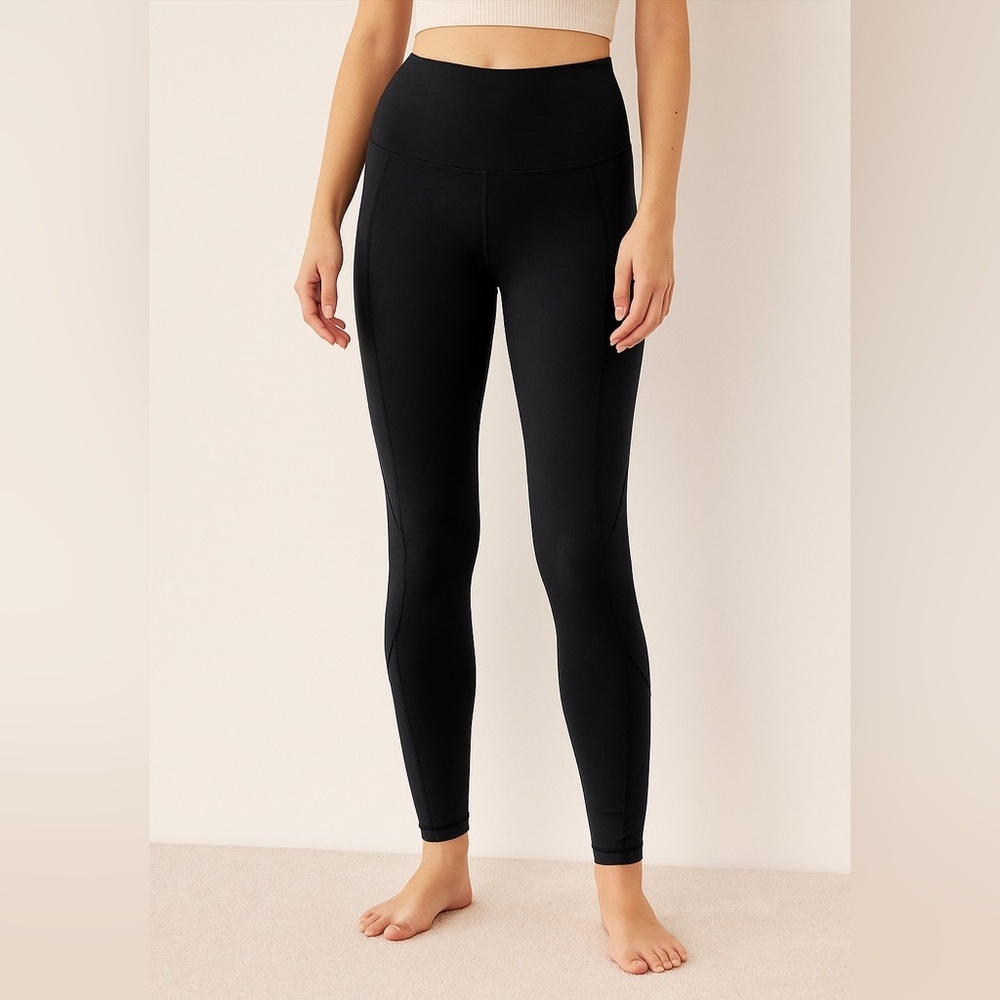 Lululemon Black High-Rise Athletic Leggings Size 6 Women’s Yoga Workout Pants